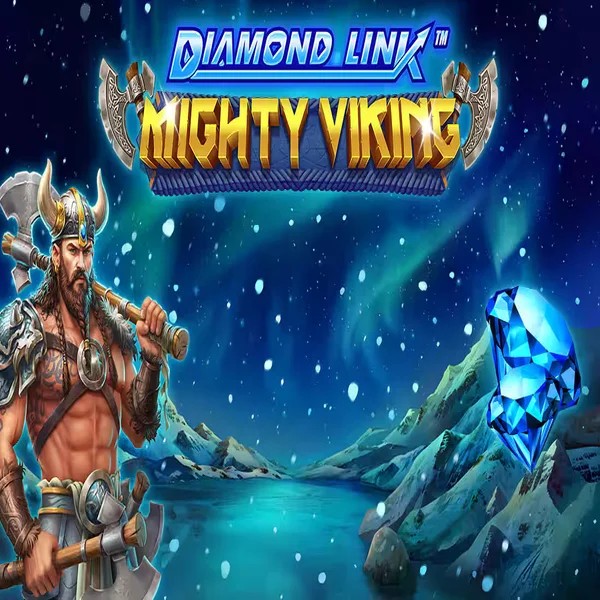Diamond Link Mighty Viking by Greentube, showcased at yeti-casino.ca – game logo