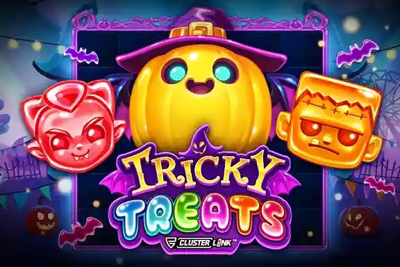 Tricky Treats logo – Slots by Push Gaming at Yeti Casino